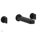 Phylrich - Wall Tub Set Rond, Blade Handle - Matte Black