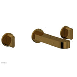 Phylrich - Wall Tub Set Rond, Blade Handle - French Brass