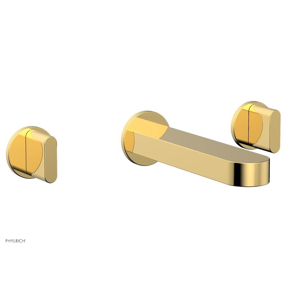 Phylrich - Wall Tub Set Rond, Blade Handle - Polished Gold