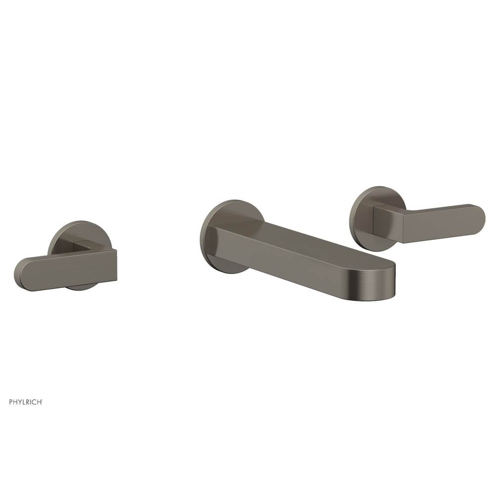 Phylrich - Wall Tub Set Rond, Lever Handle - Pewter