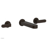 Phylrich - Wall Tub Set Rond, Lever Handle - Antique Bronze