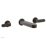 Phylrich - Wall Tub Set Rond, Lever Handle - Oil Rubbed Bronze