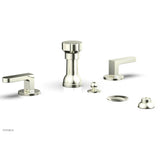 Phylrich - Four Hole Bidet Set Rond, Lever Handle - Burnished Nickel