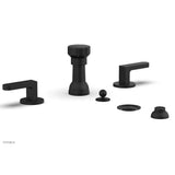 Phylrich - Four Hole Bidet Set Rond, Lever Handle - Matte Black
