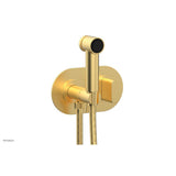 Phylrich - Wall Mounted Bidet Set Rond, Blade Hdl - Burnished Gold