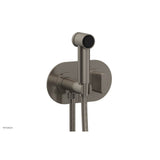 Phylrich - Wall Mounted Bidet Set Rond, Blade Hdl - Pewter