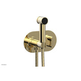 Phylrich - Wall Mounted Bidet Set Rond, Blade Hdl - Polished Brass Uncoated