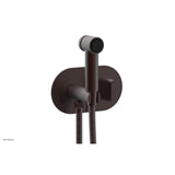 Phylrich - Wall Mounted Bidet Set Rond, Blade Hdl - Weathered Copper