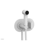 Phylrich - Wall Mounted Bidet Set Rond, Blade Hdl - Satin White