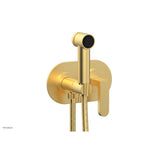 Phylrich - Wall Mounted Bidet Set Rond, Lever Hdl - Burnished Gold