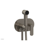 Phylrich - Wall Mounted Bidet Set Rond, Lever Hdl - Pewter