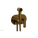 Phylrich - Wall Mounted Bidet Set Rond, Lever Hdl - French Brass