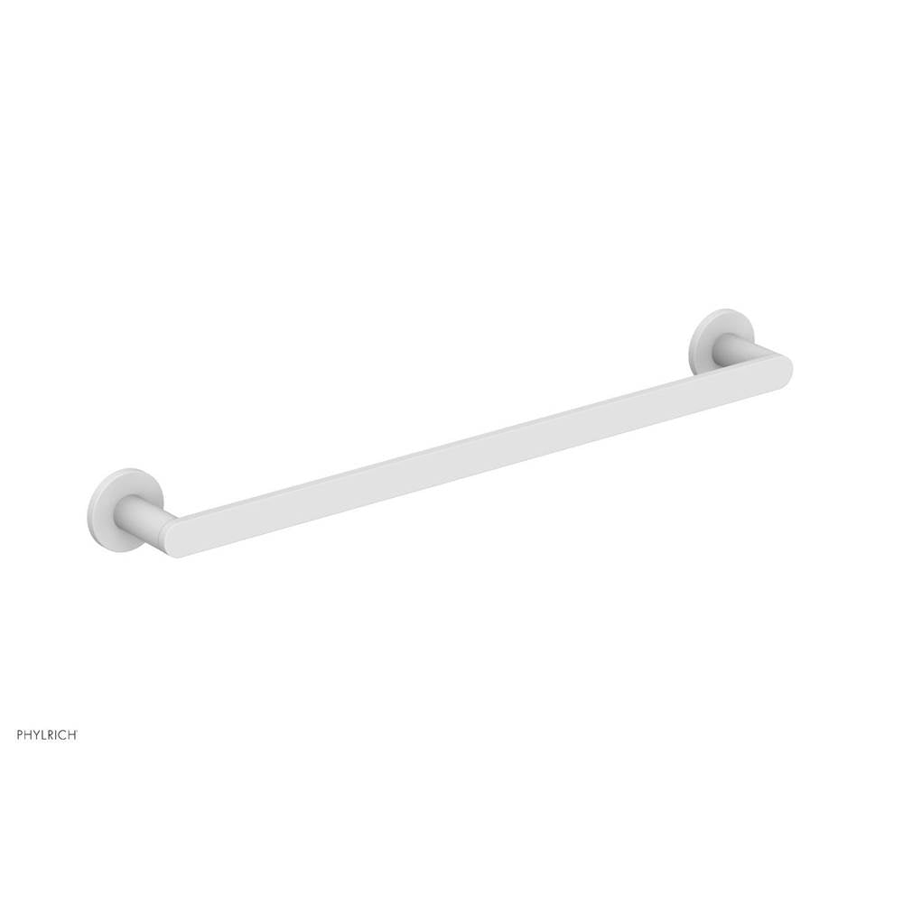 Phylrich - 18'' Rond Towel Bar - Satin White