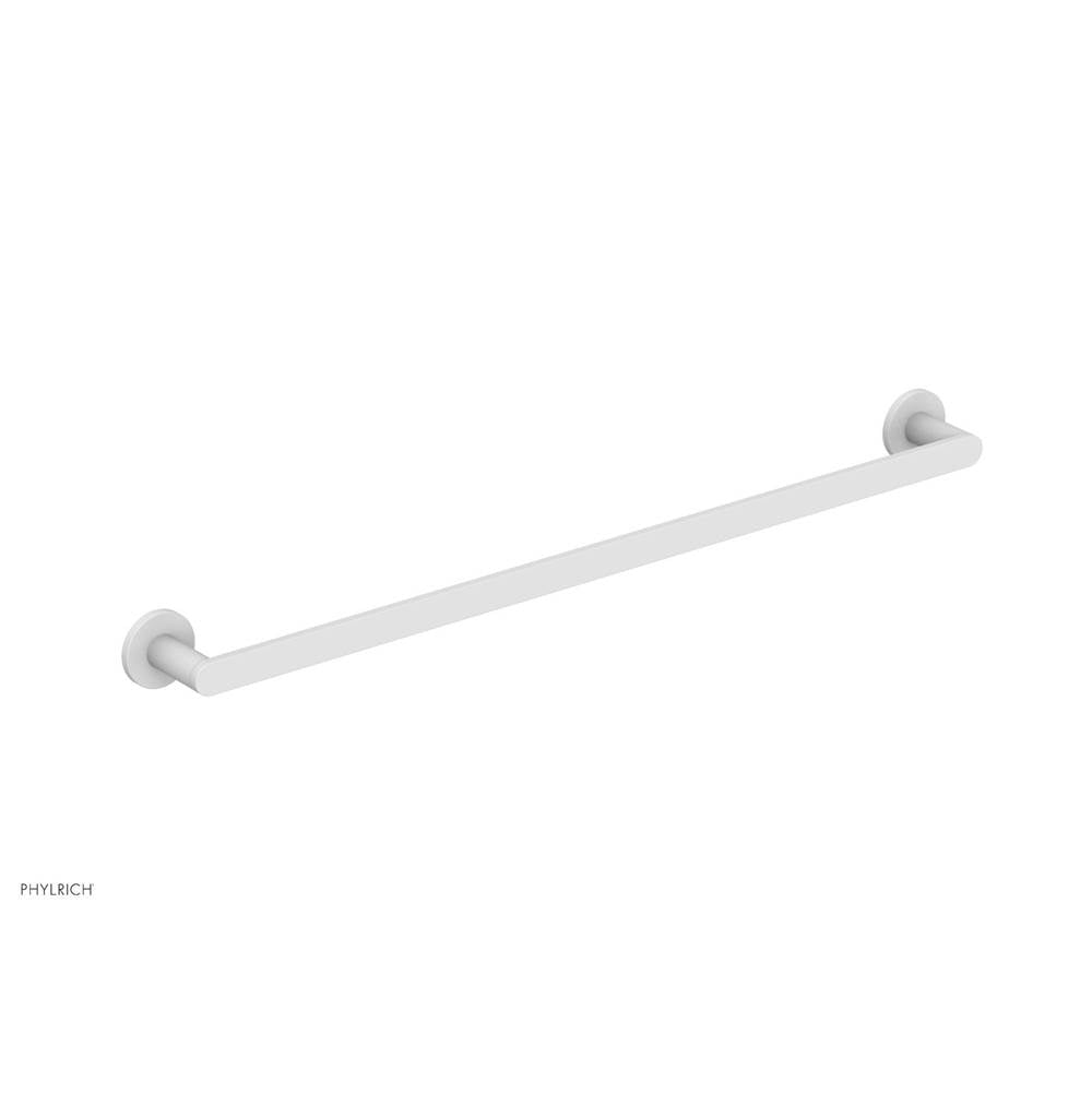 Phylrich - 24'' Rond Towel Bar - Satin White
