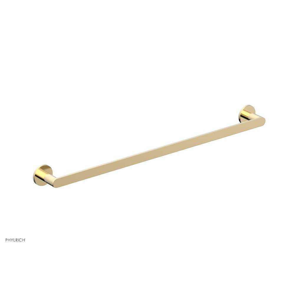 Phylrich - 24'' Rond Towel Bar - Satin Brass