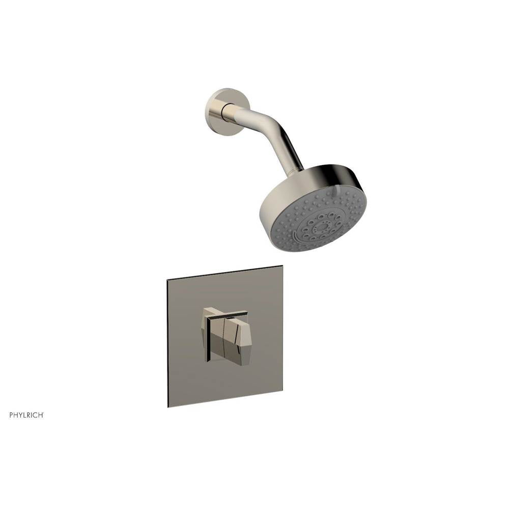 Phylrich - Pb Shwr Kit Diama, Blade Handle - Polished Nickel