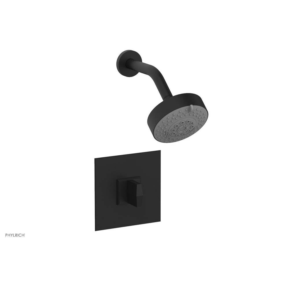 Phylrich - Pb Shwr Kit Diama, Blade Handle - Matte Black