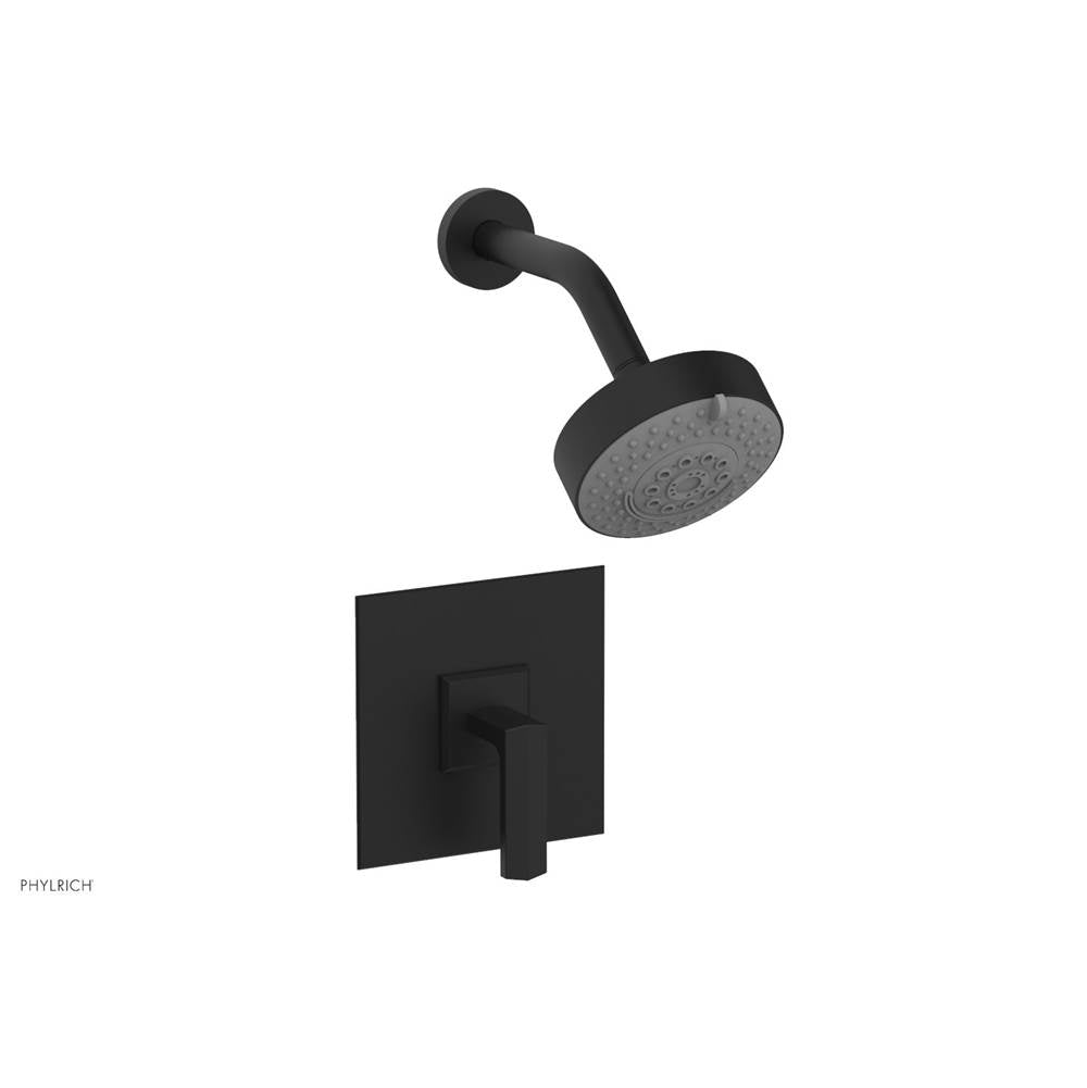 Phylrich - Pb Shwr Kit Diama, Lever Handle - Matte Black