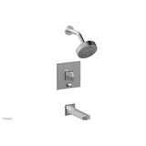 Phylrich - Pb Tub & Shwr Kit Diama, Blade Handle - Satin chrome