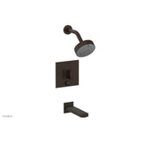 Phylrich - Pb Tub & Shwr Kit Diama, Blade Handle - Antique Bronze