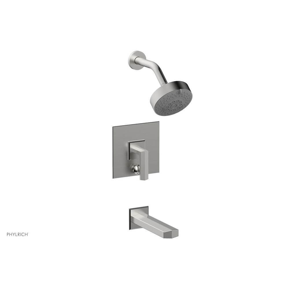 Phylrich - Pb Tub & Shwr Kit Diama, Lever Handle - Satin chrome