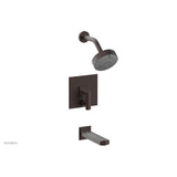 Phylrich - Pb Tub & Shwr Kit Diama, Lever Handle - Weathered Copper