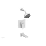 Phylrich - Pb Tub & Shwr Kit Diama, Lever Handle - Satin White