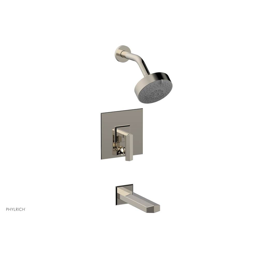 Phylrich - Pb Tub & Shwr Kit Diama, Lever Handle - Polished Nickel
