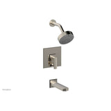 Phylrich - Pb Tub & Shwr Kit Diama, Lever Handle - Polished Nickel