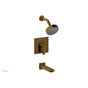 Phylrich - Pb Tub & Shwr Kit Diama, Lever Handle - French Brass
