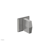 Phylrich - DIAMA Volume Control/Diverter Trim - Blade Handle 184-35 - Pewter