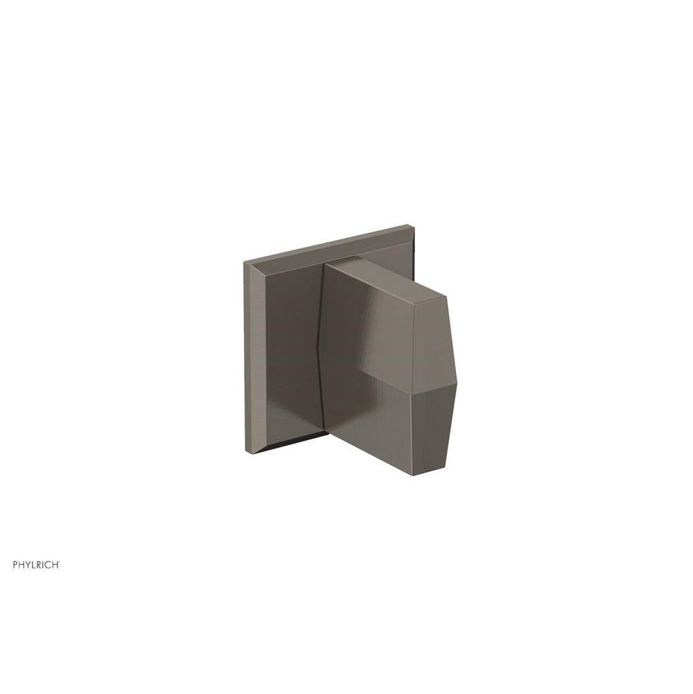 Phylrich - DIAMA Volume Control/Diverter Trim - Blade Handle 184-35 - Burnished Nickel