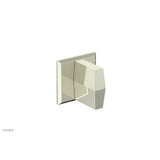 Phylrich - DIAMA Volume Control/Diverter Trim - Blade Handle 184-35 - Polished Brass Uncoated