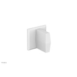Phylrich - DIAMA Volume Control/Diverter Trim - Blade Handle 184-35 - Satin White