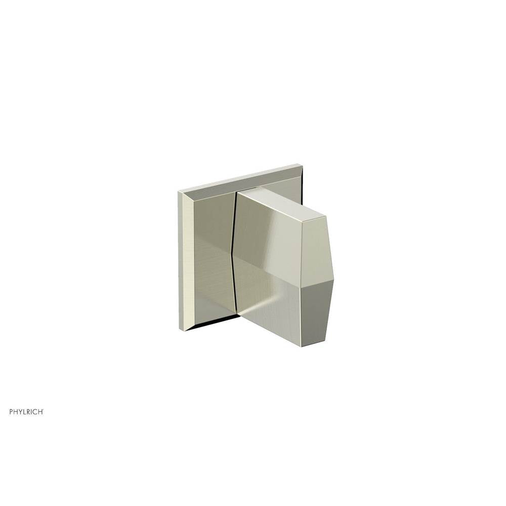 Phylrich - DIAMA Volume Control/Diverter Trim - Blade Handle 184-35 - Polished Brass