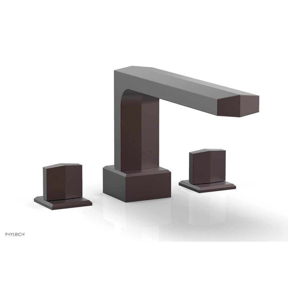 Phylrich - Deck Tub Set Diama, Blade Handle - Weathered Copper