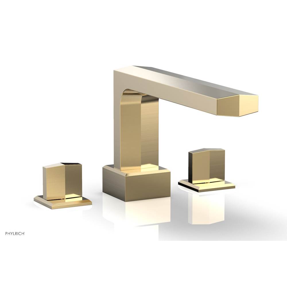 Phylrich - Deck Tub Set Diama, Blade Handle - Satin Brass