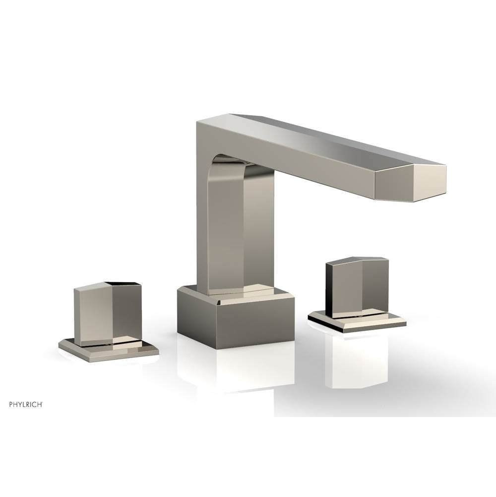 Phylrich - Deck Tub Set Diama, Blade Handle - Polished Nickel