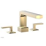 Phylrich - Deck Tub Set Diama, Lever Handle - Satin Brass