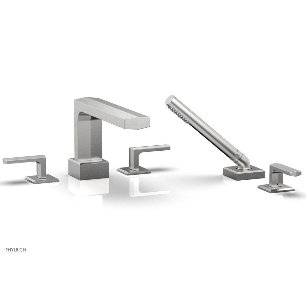 Phylrich - Deck Tub Set Diama W/ Hs, Lever Handle - Pewter