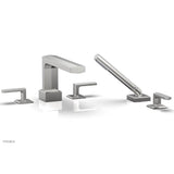 Phylrich - Deck Tub Set Diama W/ Hs, Lever Handle - Pewter