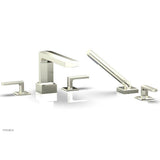 Phylrich - Deck Tub Set Diama W/ Hs, Lever Handle - Polished Brass Uncoated
