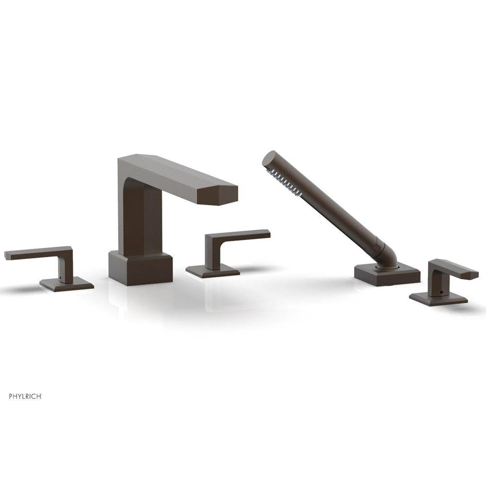 Phylrich - Deck Tub Set Diama W/ Hs, Lever Handle - Oil Rubbed Bronze