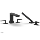 Phylrich - Deck Tub Set Diama W/ Hs, Lever Handle - Satin Nickel
