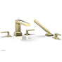 Phylrich - Deck Tub Set Diama W/ Hs, Lever Handle - French Brass
