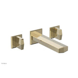 Phylrich - DIAMA Wall Tub Set - Blade Handles 184-56 - Old English Brass