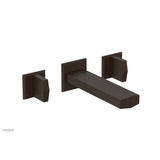 Phylrich - Wall Tub Set Diama, Blade Handle - Antique Bronze