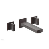 Phylrich - Wall Tub Set Diama, Blade Handle - Weathered Copper