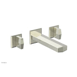 Phylrich - Wall Tub Set Diama, Blade Handle - Satin Nickel