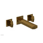 Phylrich - Wall Tub Set Diama, Blade Handle - French Brass